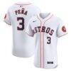 Jeremy Peña Houston Astros Nike Home Elite Player Jersey - White - Front View