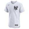 Carlos Rodon New York Yankees Nike Home Elite Player Jersey - White - Side View