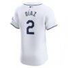 Yandy Diaz Tampa Bay Rays Nike Home Elite Player Jersey - White - Detail View