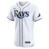 Yandy Diaz Tampa Bay Rays Nike Home Elite Player Jersey - White - Side View