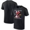 Chris Chelios Chicago Blackhawks Jersey Retirement T-Shirt - Black - Front View