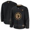 Winnipeg Jets Fashion7 2024 Military Appreciation Practice Jersey - Black - Front View