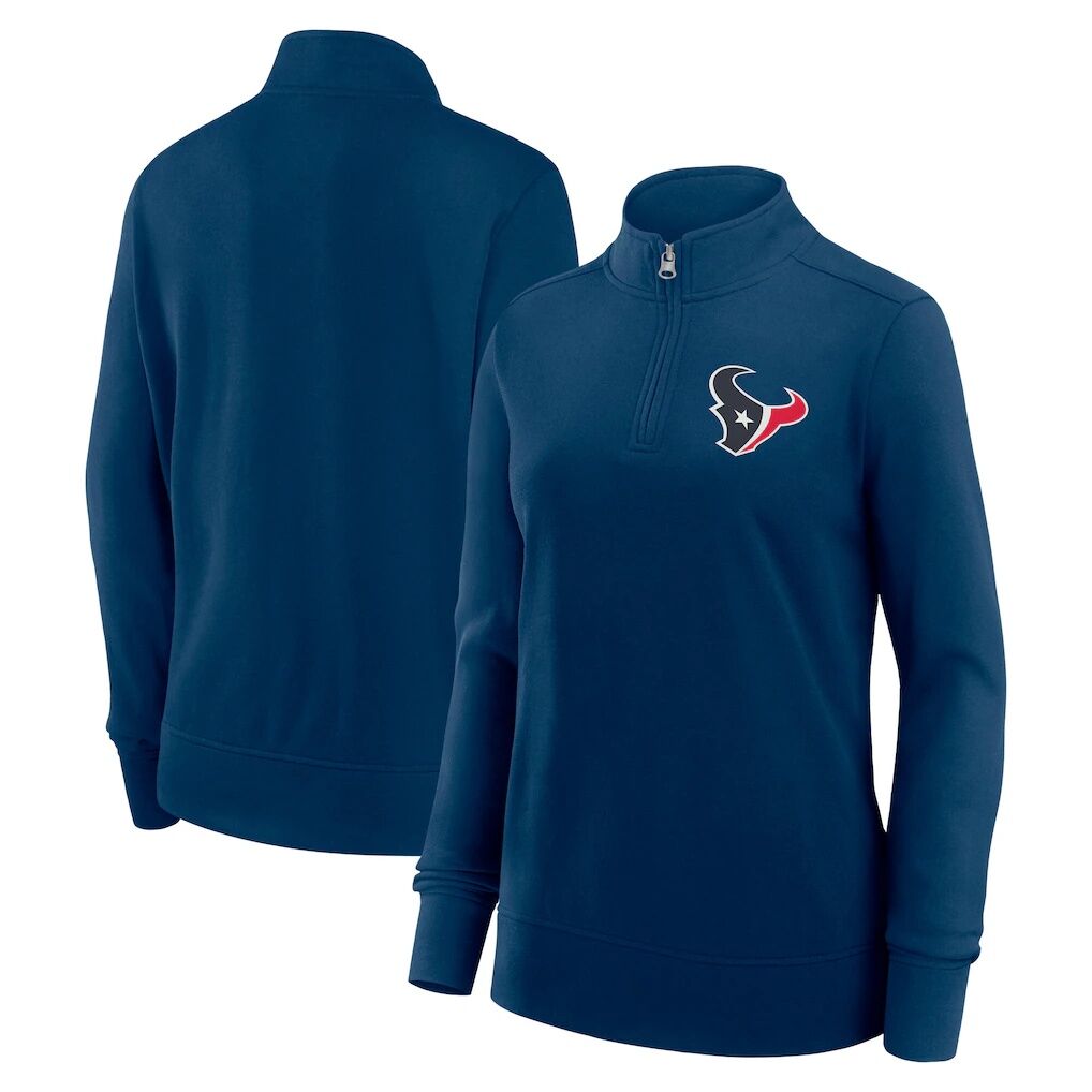 Houston Texans Logo Athletic Women’s Velocity Quarter-Zip Jacket