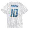 Justin Herbert Los Angeles Chargers Girls Youth Sequin V-Neck Fashion Jersey - - Detail View