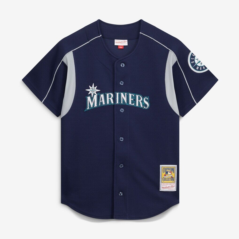 Ichiro Suzuki Seattle Mariners Mitchell & Ness Cooperstown Collection Batting Practice Jersey