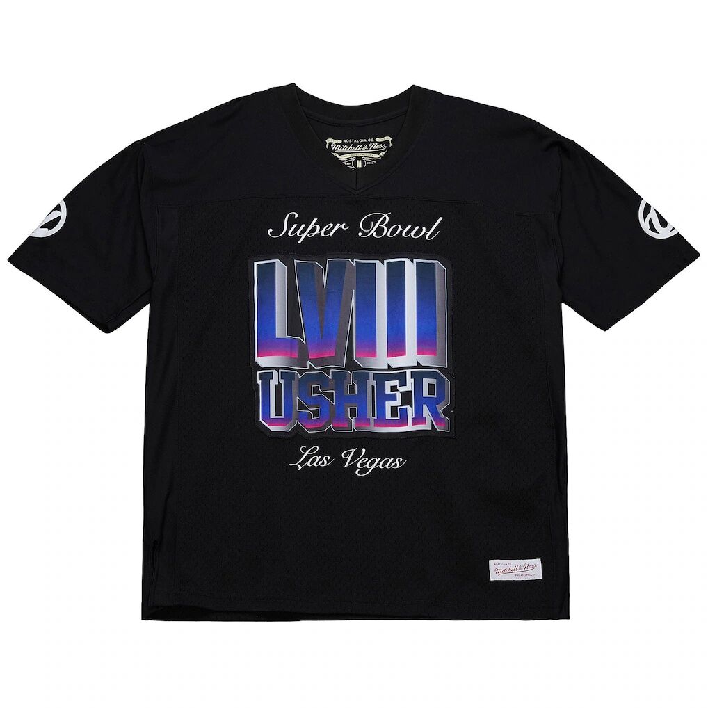 Usher Super Bowl LVIII Collection Mitchell & Ness Unisex Triple Seven Legacy Jersey T-Shirt
