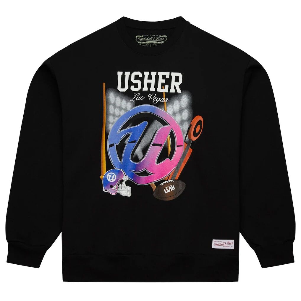 Usher Super Bowl LVIII Collection Mitchell & Ness Unisex Pullover Sweatshirt