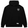 Usher Super Bowl LVIII Collection Mitchell & Ness Unisex Blacklight Legacy Pullover Hoodie - Black - Side View