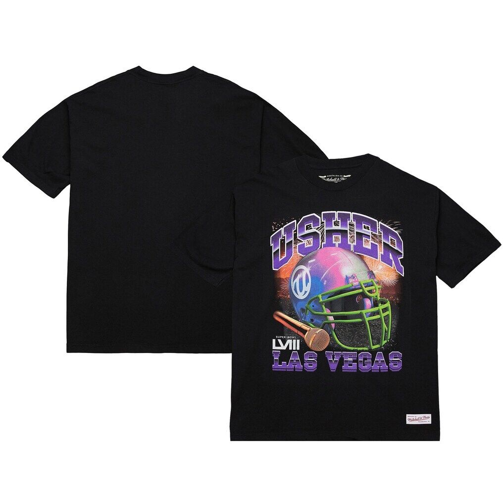 Usher Super Bowl LVIII Collection Mitchell & Ness Unisex Event Night T-Shirt