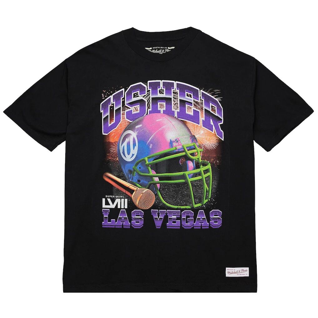 Usher Super Bowl LVIII Collection Mitchell & Ness Unisex Event Night T-Shirt