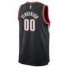 Scoot Henderson Portland Trail Blazers Nike Youth Swingman Jersey - Black - Detail View