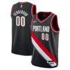 Scoot Henderson Portland Trail Blazers Nike Youth Swingman Jersey - Black - Front View
