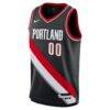 Scoot Henderson Portland Trail Blazers Nike Youth Swingman Jersey - Black - Side View
