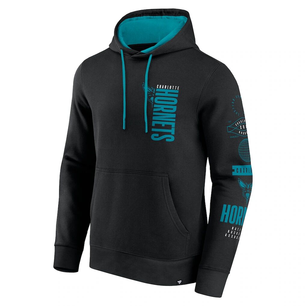 Charlotte Hornets Fashion7 Game Time Crossover Pullover Hoodie