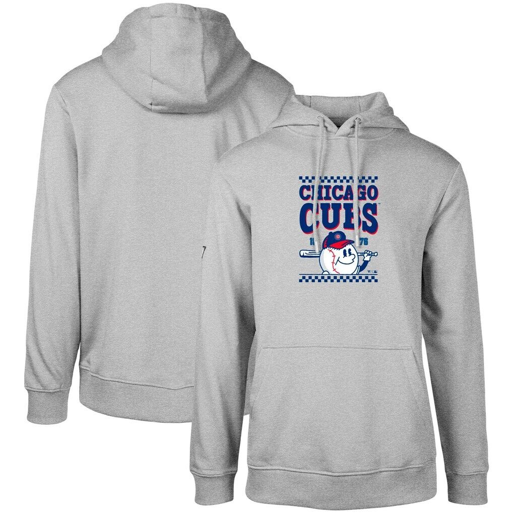 Chicago Cubs Levelwear  Podium Inaugural Pullover Hoodie