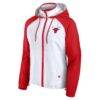 Chicago Bulls Fashion7 Women's Anorak Raglan Full-Zip Hoodie Jacket - - Side View