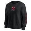 Chicago Bulls Fashion7 Women's Oversized Game Day Pullover Sweatshirt - Black - Side View