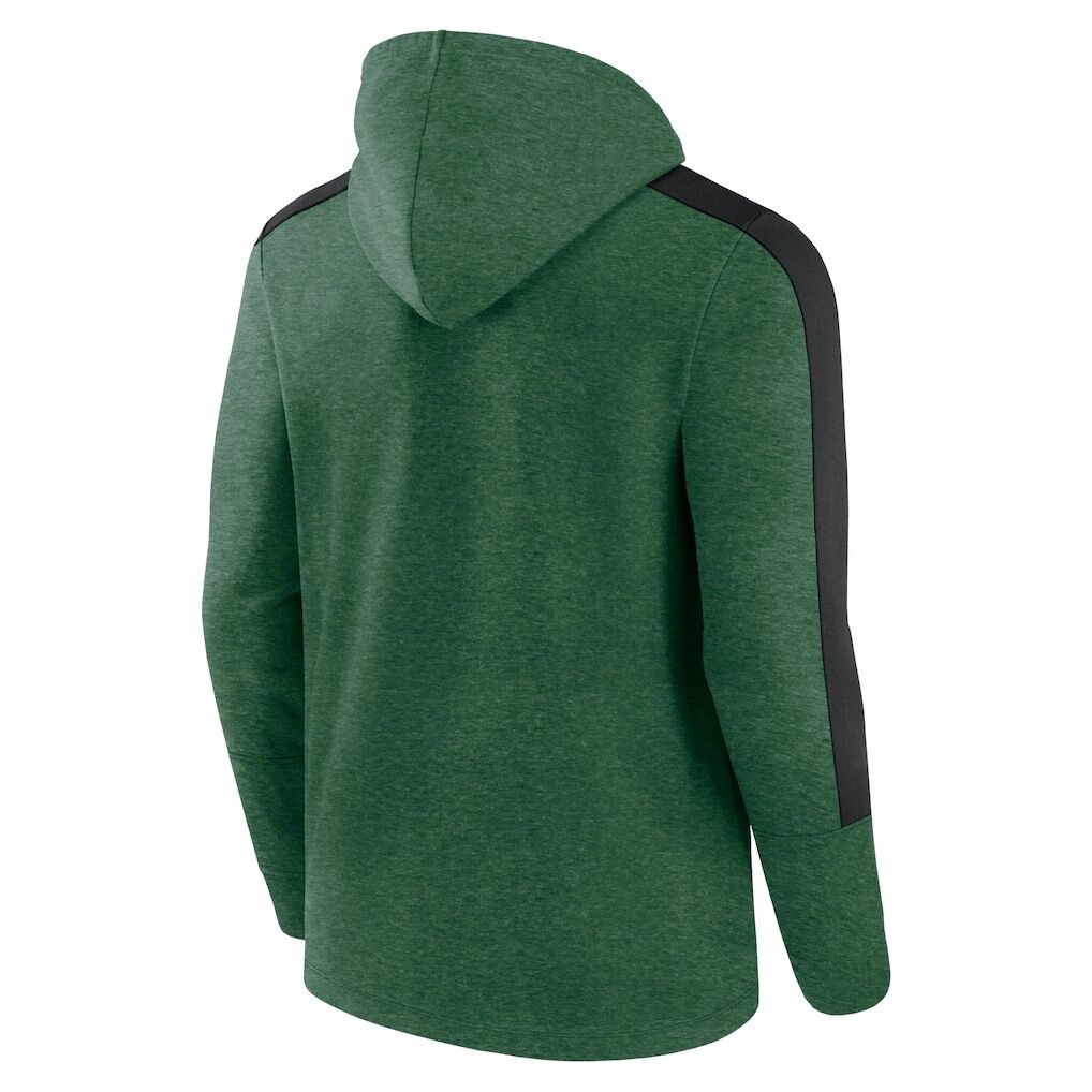 New York Jets Fashion7 Gains Full-Zip Hoodie - Heather Green