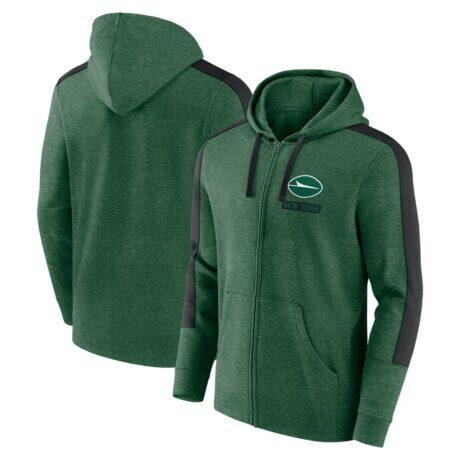 New York Jets Fashion7 Gains Full-Zip Hoodie - - Front View