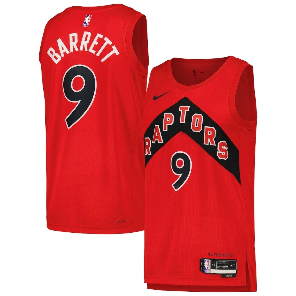 RJ Barrett Toronto Raptors Nike Unisex Swingman Player Jersey - Icon Edition