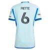 Samuel Piette CF Montreal adidas 2024 La Main Authentic Player Jersey – Light Blue - - Detail View