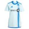 Kwadwo Opoku CF Montreal adidas Women's 2024 La Main Replica Player Jersey - Light Blue - - Side View