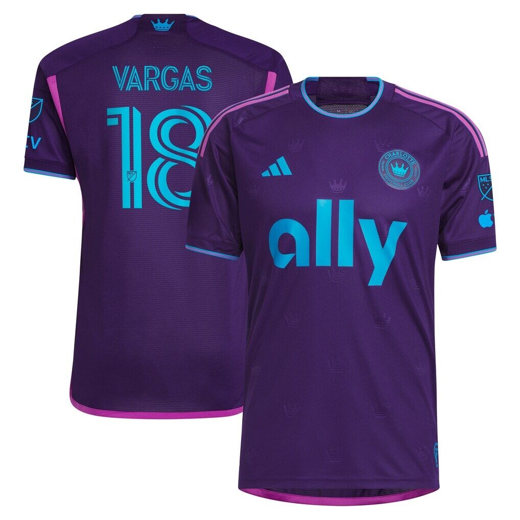 Kerwin Vargas Charlotte FC adidas 2023 Crown Jewel Kit Authentic Player Jersey