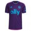 Kerwin Vargas Charlotte FC adidas 2023 Crown Jewel Kit Authentic Player Jersey - Purple - Side View