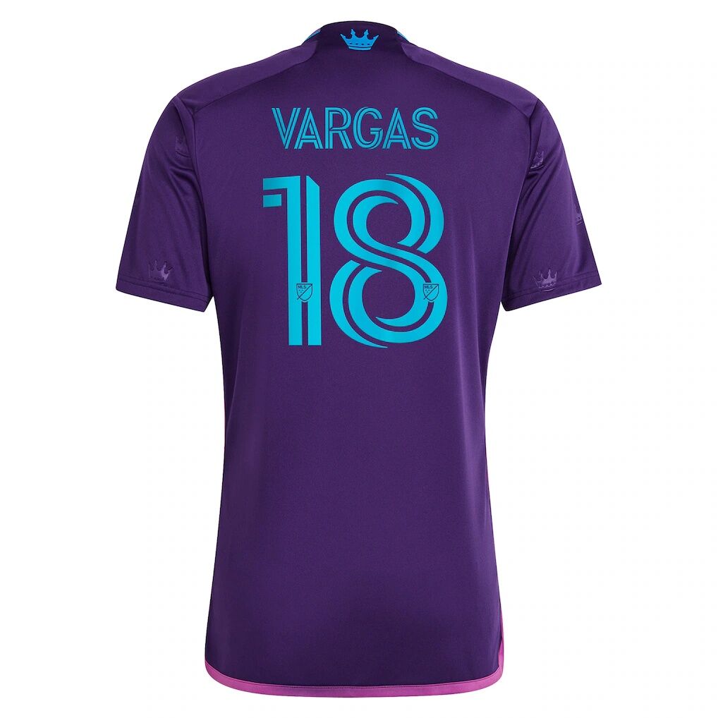 Kerwin Vargas Charlotte FC adidas 2023 Crown Jewel Kit Replica Player Jersey