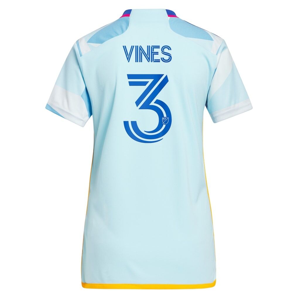Sam Vines Colorado Rapids adidas Women's 2024 New Day Kit Replica Player Jersey - Light Blue