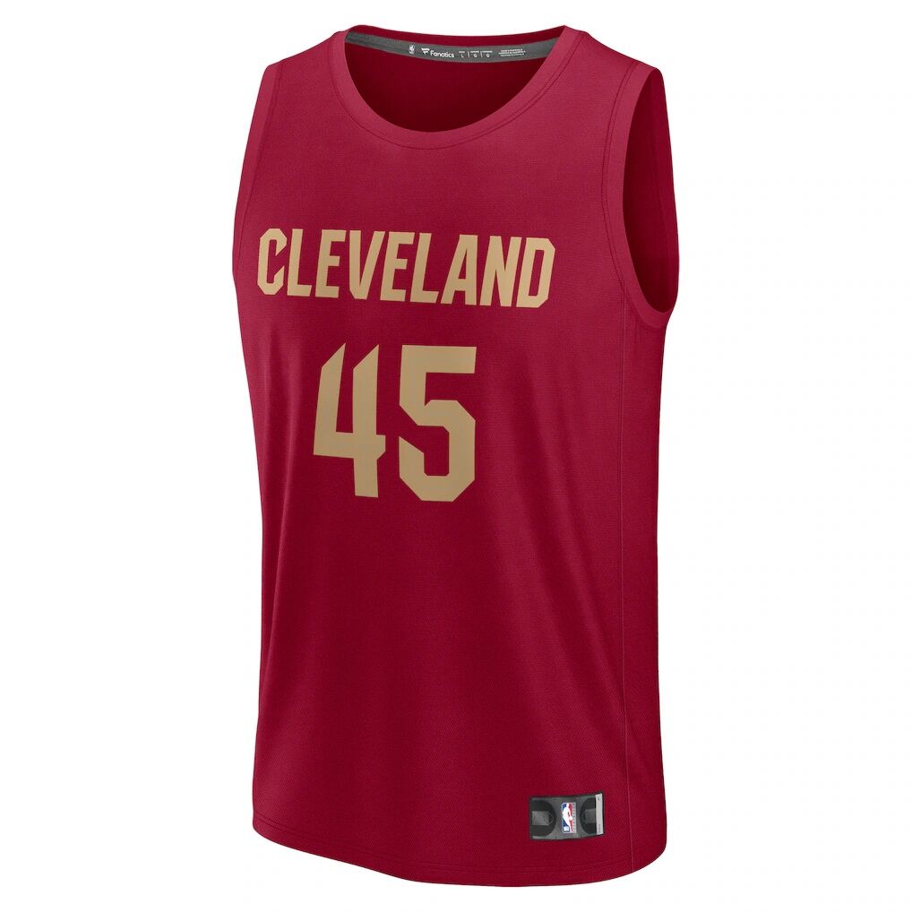 Donovan Mitchell Cleveland Cavaliers Fanatics Youth Fast Break Player Jersey – Icon Edition – Wine