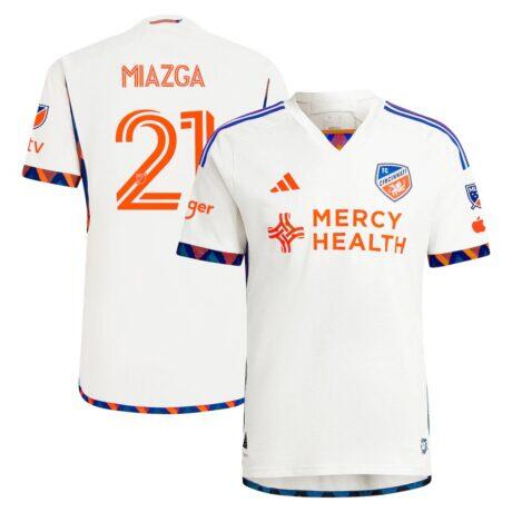 Matt Miazga FC Cincinnati adidas 2024 The Canvas Kit Authentic Player Jersey - White - Front View