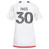 Maarten Paes FC Dallas adidas Women's 2024 Burn Baby Burn Replica Player Jersey - White - Detail View
