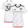 Maarten Paes FC Dallas adidas Women's 2024 Burn Baby Burn Replica Player Jersey - White - Front View