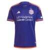 Amine Bassi Houston Dynamo FC adidas 2024 Still Holdin' Authentic Player Jersey - Purple - Side View