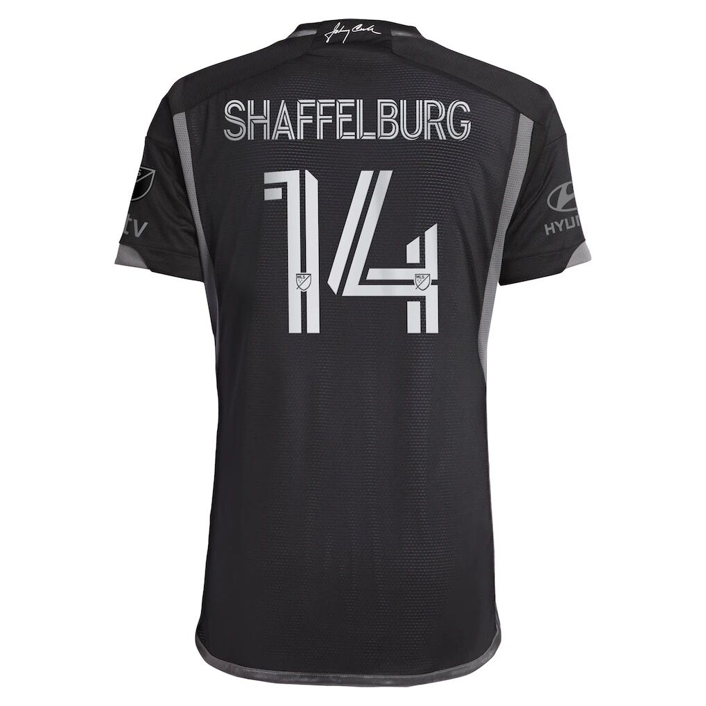 Jacob Shaffelburg Nashville SC adidas 2024 Man In Black Kit Authentic Player Jersey