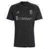 Jacob Shaffelburg Nashville SC adidas 2024 Man In Black Kit Replica Player Jersey - Black - Side View