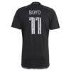 Tyler Boyd Nashville SC adidas 2024 Man In Black Kit Replica Player Jersey - Black - Detail View