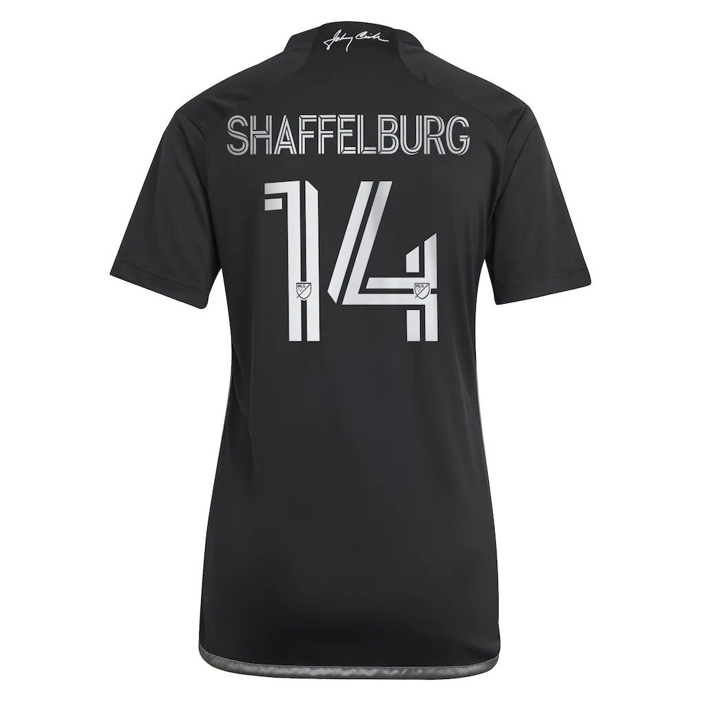 Jacob Shaffelburg Nashville SC adidas Women's 2024 Man In Black Kit Replica Player Jersey