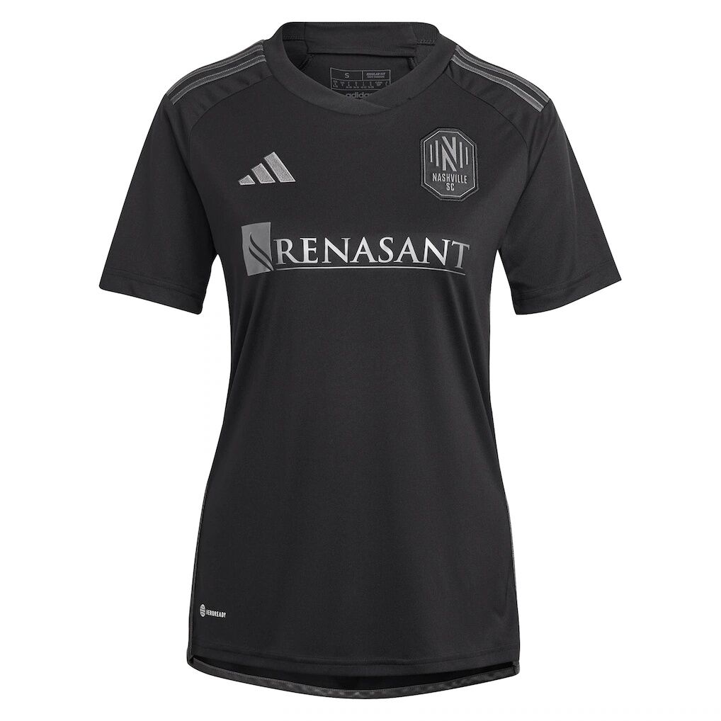 Jacob Shaffelburg Nashville SC adidas Women's 2024 Man In Black Kit Replica Player Jersey
