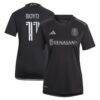 Tyler Boyd Nashville SC adidas Women's 2024 Man In Black Kit Replica Player Jersey - Black - Front View