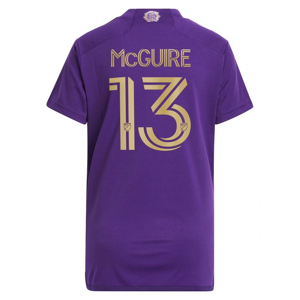 Duncan McGuire Orlando City SC adidas Women's 2024 The Wall Kit Replica Player Jersey