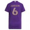 Robin Jansson Orlando City SC adidas Women's 2024 The Wall Kit Replica Player Jersey - Purple - Detail View