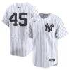 Gerrit Cole New York Yankees Nike Home Limited Player Jersey - White - Front View