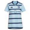 Daniel Salloi Sporting Kansas City adidas Women's 2024 Hoops 4.0 Replica Player Jersey - Light Blue - - Side View
