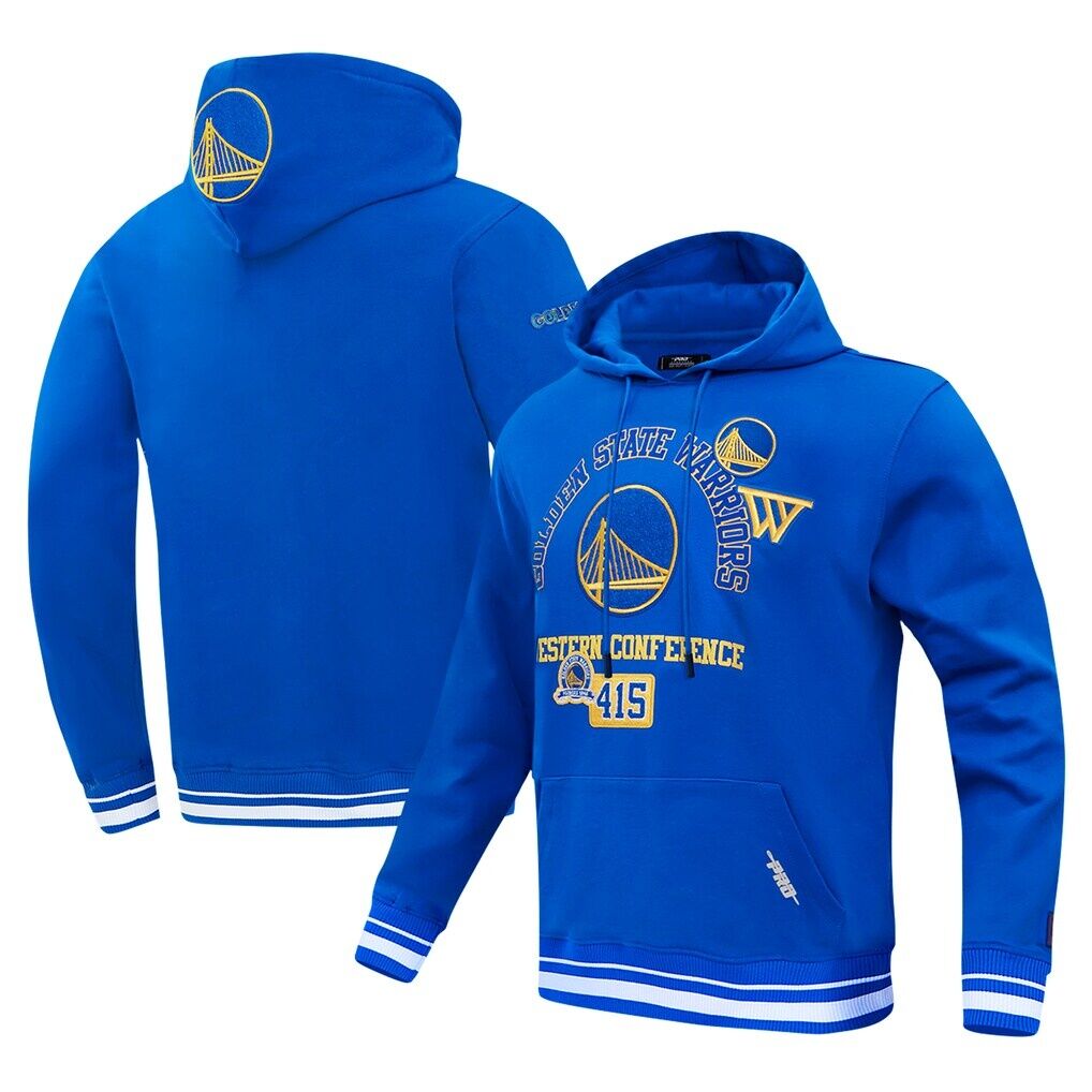 Golden State Warriors Pro Standard Area Code Pullover Hoodie – Royal