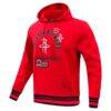 Houston Rockets Pro Standard Area Code Pullover Hoodie - Red - Side View