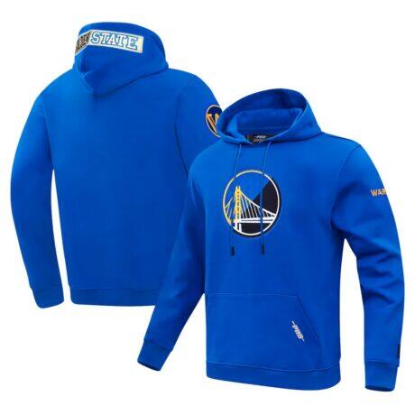 Golden State Warriors Pro Standard Split Logo Pullover Hoodie - - Front View