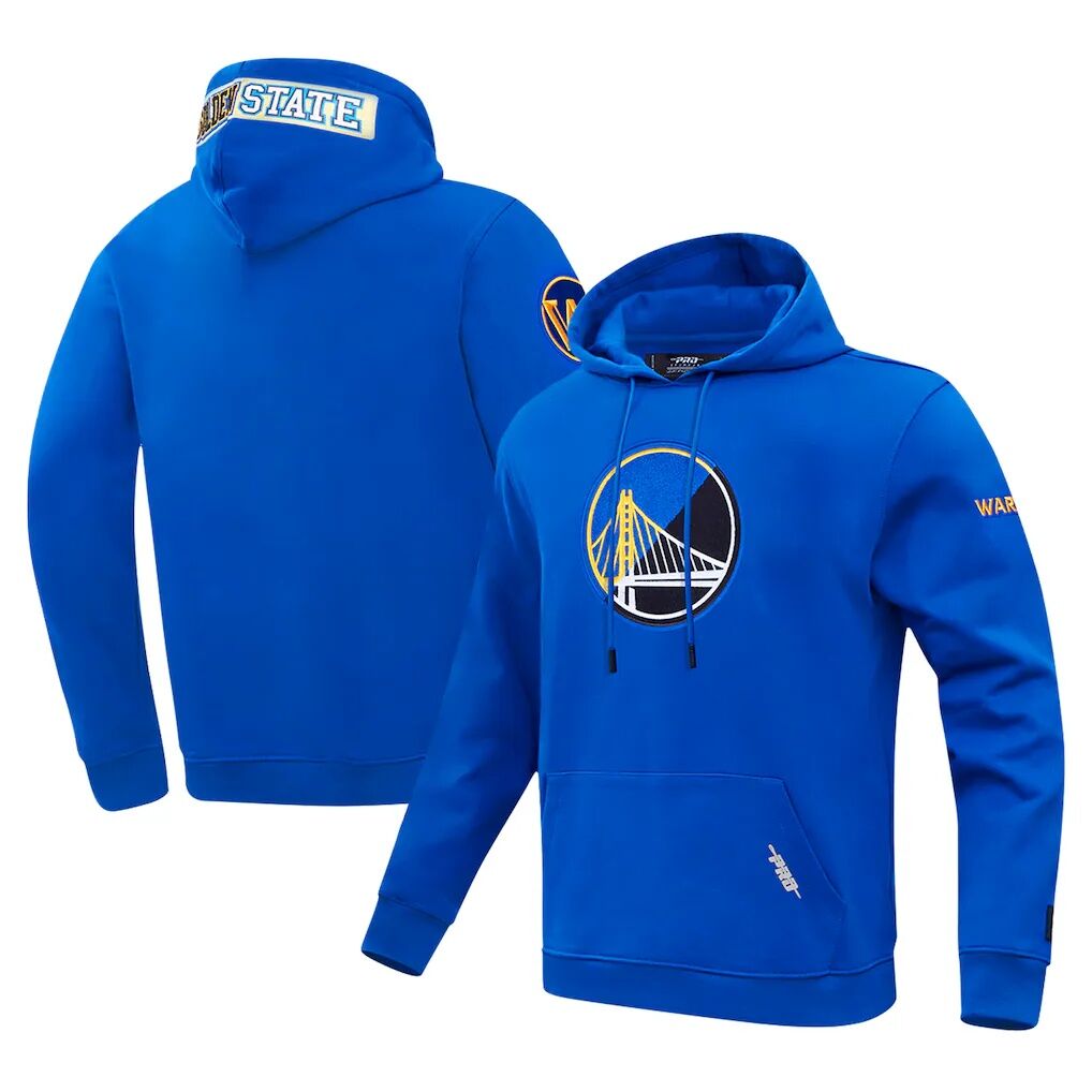 Golden State Warriors Pro Standard Split Logo Pullover Hoodie – Royal