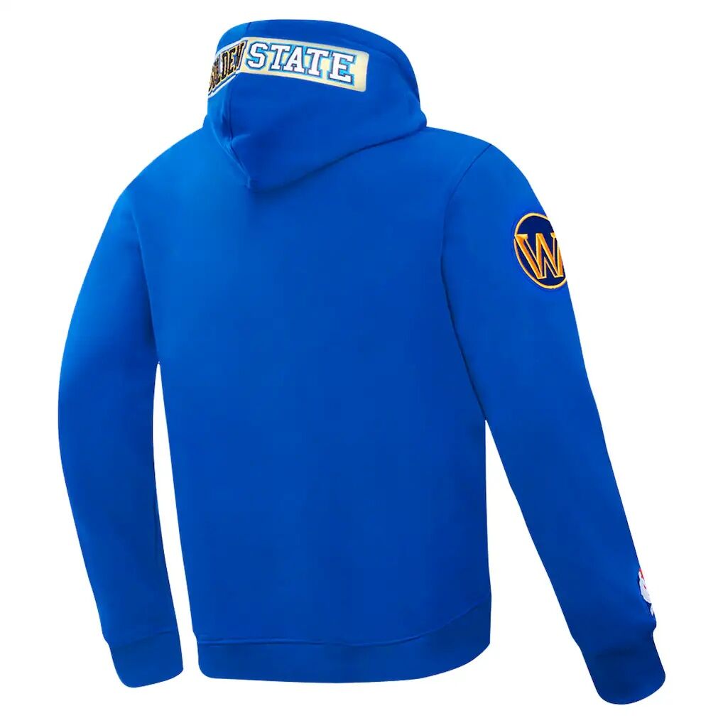 Golden State Warriors Pro Standard Split Logo Pullover Hoodie – Royal